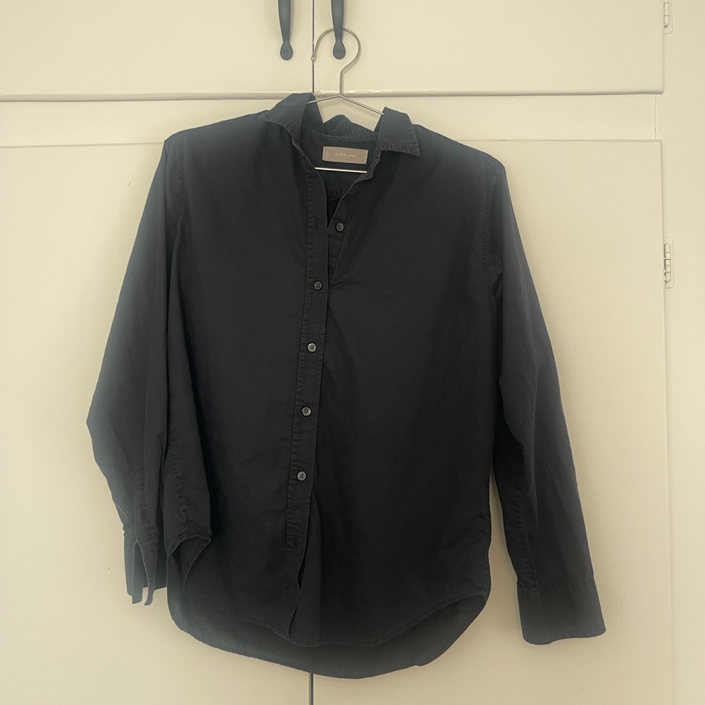 Everlane Black Button-Up Shirt